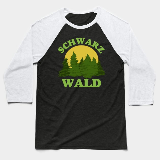 Schwarzwald Baseball T-Shirt by isstgeschichte